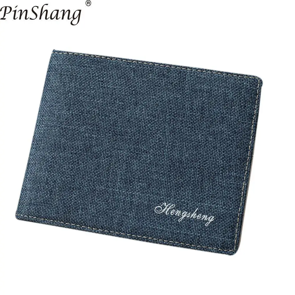 PinShang Fashion Wallets Men Canvas Wallets Retro Male Short Purse Card Holder Bifold Wallet Pirses and Wallets ZK50
PinShang Fashion Wallets Men Canvas Wallets Retro Male Short Purse Card Holder Bifold Wallet Pirses and Wallets ZK50