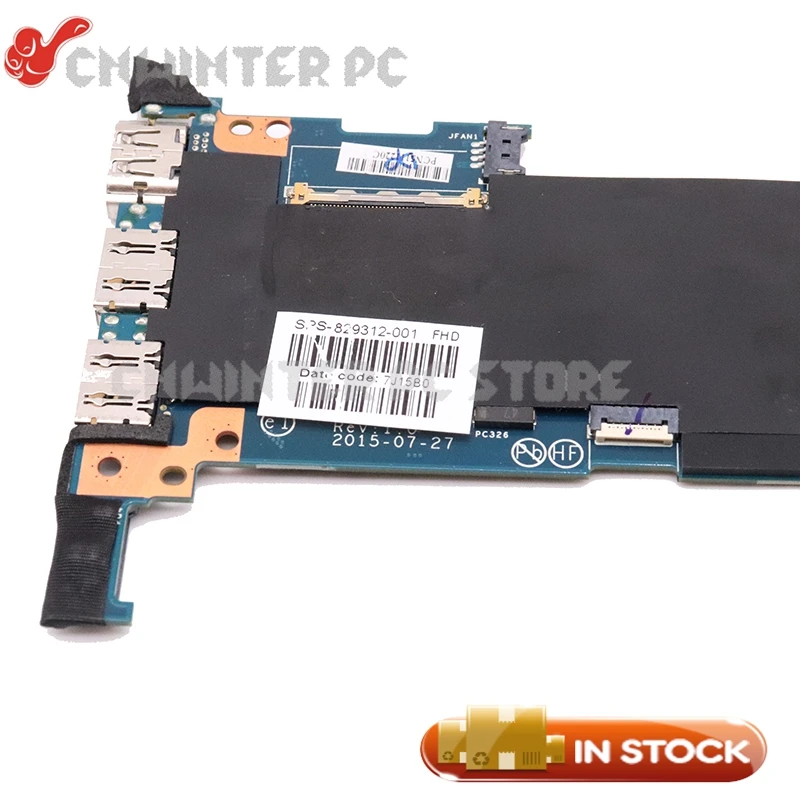 NOKOTION для ноутбука HP envy 13 D d036tu материнская плата LA C482P 829312 001 829285 601 W/ SR2EY центральный