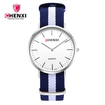 2018 New Fashion Chenxi Brand Women Man Luxury Casual Analog Wrist Watches Nato Nylon Watchband Girl Geneva Quartz Clocks 076a
2018 New Fashion Chenxi Brand Women Man Luxury Casual Analog Wrist Watches Nato Nylon Watchband Girl Geneva Quartz Clocks 076a
