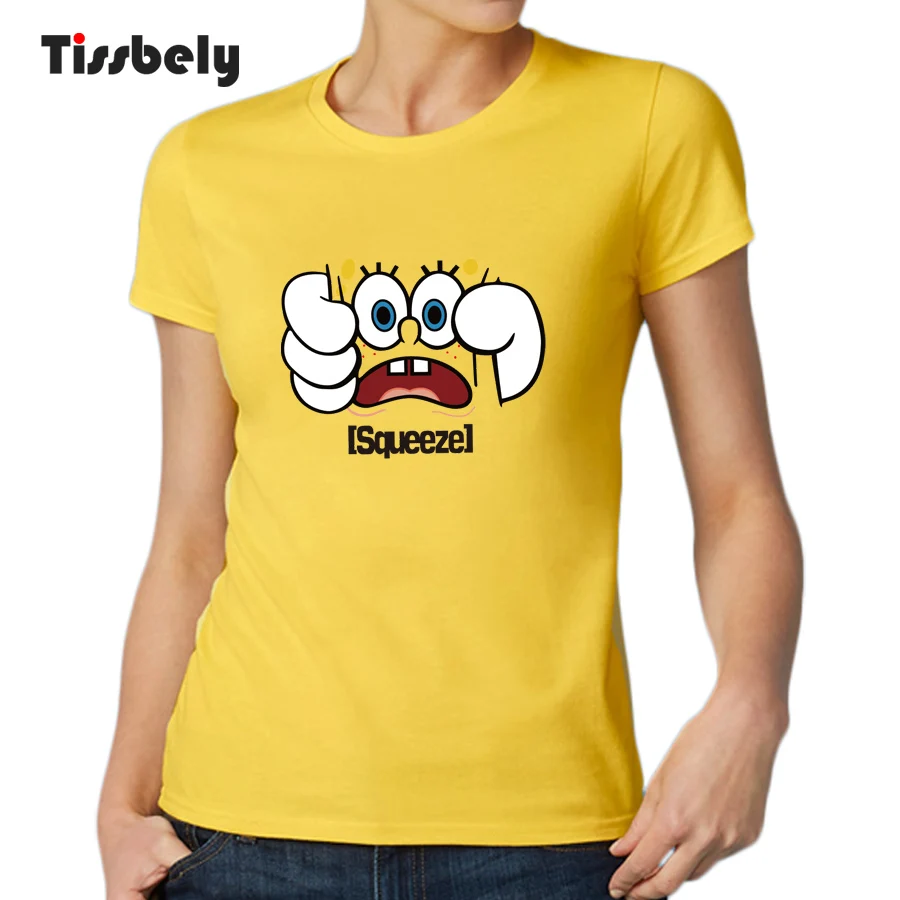 Tissbely Letter Squeeze Cotton T Shirt Women Funny Cartoon women's t shirts Summer 2018 Short Tee Tops Yellow White Black
Tissbely Letter Squeeze Cotton T Shirt Women Funny Cartoon women's t shirts Summer 2018 Short Tee Tops Yellow White Black