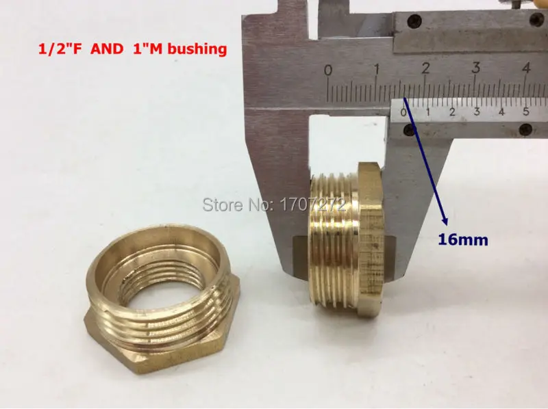 2pcs 1" Male -1/2" Female Inch BSP Bushing Length 16mm Brass Pipe Fitting Coupler Connector Adapter 232psi
2pcs 1" Male -1/2" Female Inch BSP Bushing Length 16mm Brass Pipe Fitting Coupler Connector Adapter 232psi