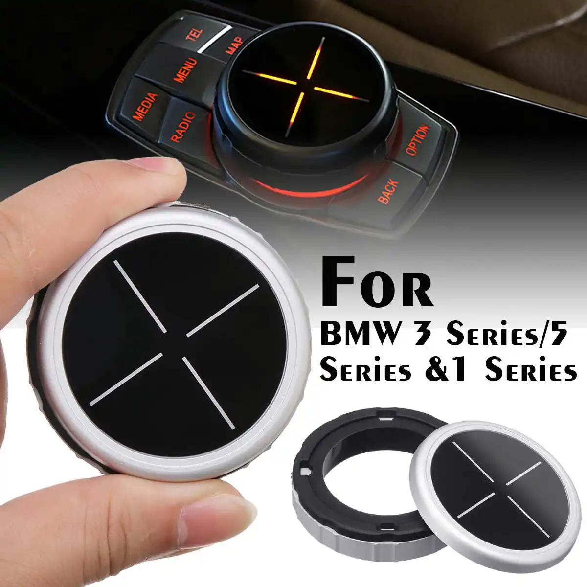 Car Multimedia IDrive Modification Elegant Button Cover Knob Cover For BMW F10 F20 F30 iDrive Car Interior Mouldings
Car Multimedia IDrive Modification Elegant Button Cover Knob Cover For BMW F10 F20 F30 iDrive Car Interior Mouldings