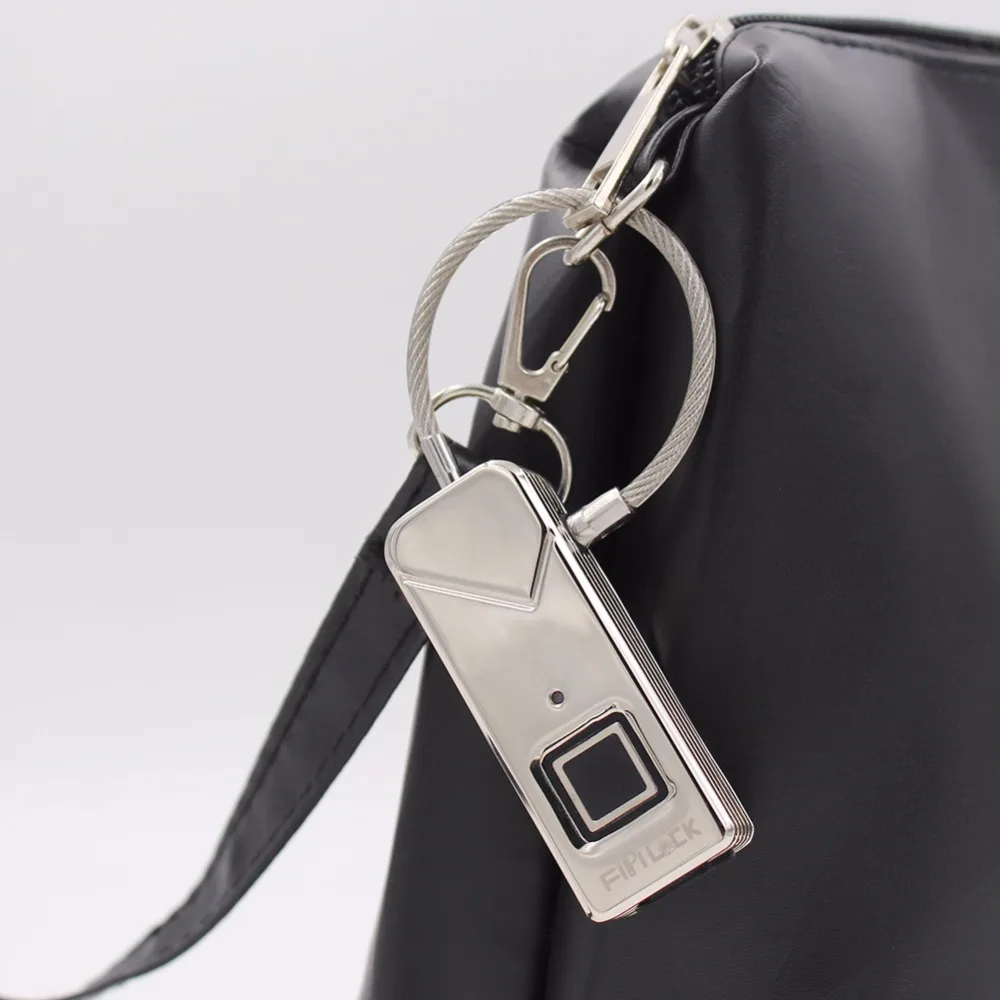 JIUSCAN Fingerprint Lock Waterproof Anti-theft Padlock Hi-tech Keyless Door Lock with Alloy Zinc Body for Travel Bags, Luggages
JIUSCAN Fingerprint Lock Waterproof Anti-theft Padlock Hi-tech Keyless Door Lock with Alloy Zinc Body for Travel Bags, Luggages