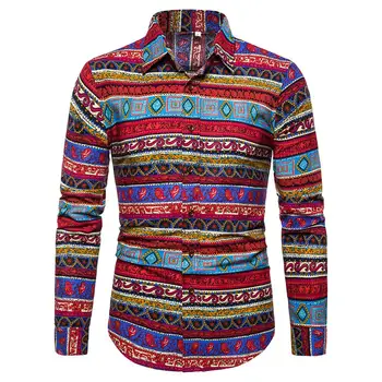 Hawaiian Style Social Shirt for Men Long sleeve Linen Casual Men's Casual Floral Shirt Plus Size Blouse Men
Hawaiian Style Social Shirt for Men Long sleeve Linen Casual Men's Casual Floral Shirt Plus Size Blouse Men