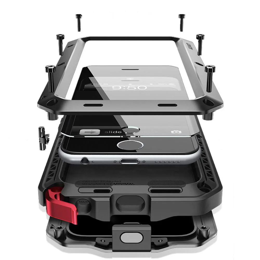 Heavy Duty Metal Armor Protection Case for iPhone XS MAX XS XR X Shockproof Case for iphone 7 8 6 6s Plus 5 5s Cover Coque
Heavy Duty Metal Armor Protection Case for iPhone XS MAX XS XR X Shockproof Case for iphone 7 8 6 6s Plus 5 5s Cover Coque