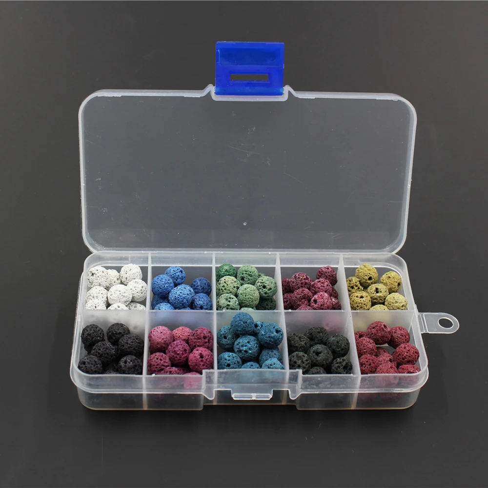 NADEEM Natural Stone DIY Beads Kit Set for Bracelet Necklace Jewelry Making,8 Colors 150Pcs Lava Stone Beads Energy Stone Box
NADEEM Natural Stone DIY Beads Kit Set for Bracelet Necklace Jewelry Making,8 Colors 150Pcs Lava Stone Beads Energy Stone Box