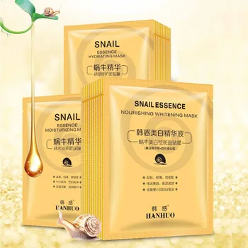 10 Pcs HANHUO Moisturising Hydrating Facial Mask Snail Essence Hyaluronic acid Whitening Fibroin Mask
10 Pcs HANHUO Moisturising Hydrating Facial Mask Snail Essence Hyaluronic acid Whitening Fibroin Mask