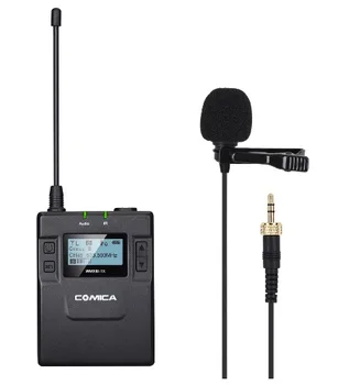 CoMica CVM-WM300TX UHF 96-Channels 120M Working Distance Metal Wireless Microphone w One Lavalier Transmitter For DSLR Camcorder
CoMica CVM-WM300TX UHF 96-Channels 120M Working Distance Metal Wireless Microphone w One Lavalier Transmitter For DSLR Camcorder