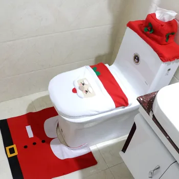 3Pcs/Set Bathroom Christmas Toilet Seat Cover Christmas Decorations For Home Santa Snowman Toilet Seat Cover New Year Supplies
3Pcs/Set Bathroom Christmas Toilet Seat Cover Christmas Decorations For Home Santa Snowman Toilet Seat Cover New Year Supplies