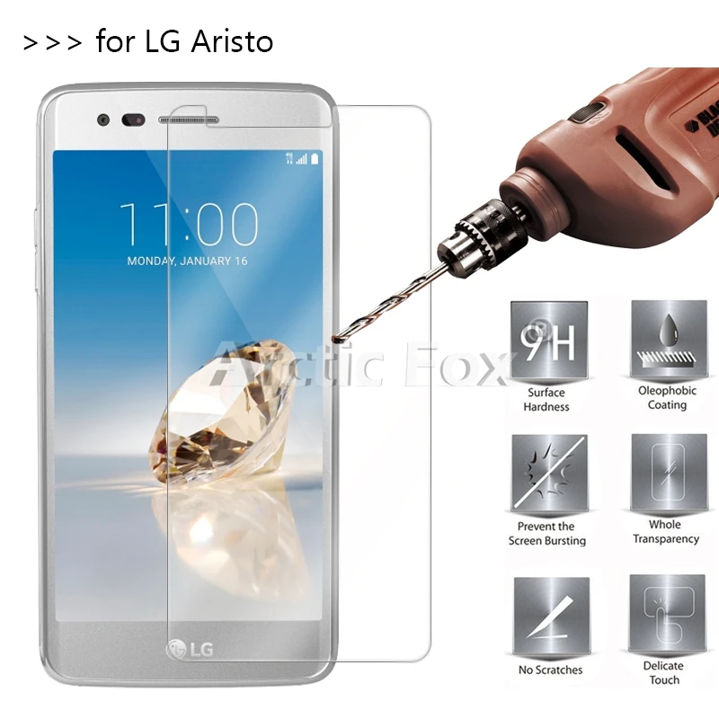Фото 2 шт./лот закаленное Стекло для LG Aristo LV3 MS210 Экран протектор - купить