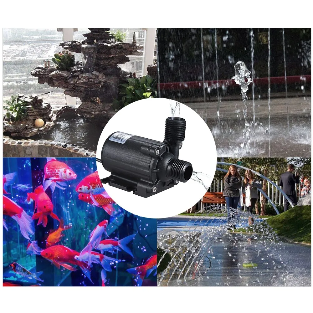 24V DC Water Pumps for Aquaponics Small Fountain Solar Irrigation Circulating Brushless Magnetic Driving
24V DC Water Pumps for Aquaponics Small Fountain Solar Irrigation Circulating Brushless Magnetic Driving