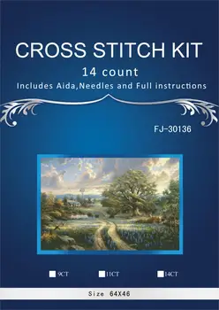 64-43 Needlework Crafts Full Embroidery threads DIY Counted Cross Stitch Kit Oil painting 14 ct Hearth Home
64-43 Needlework Crafts Full Embroidery threads DIY Counted Cross Stitch Kit Oil painting 14 ct Hearth Home