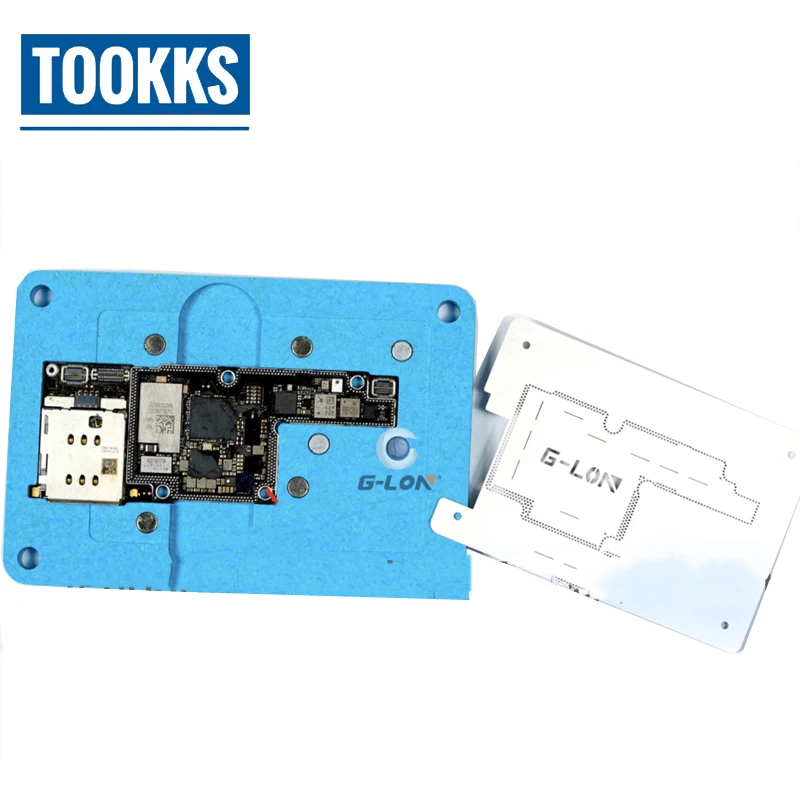 New iPhone X BGA Reballing Stencils Kit Set Mainboard IC CHIP Location Fixture iPhone Chips Circuit Board Repair Tool
New iPhone X BGA Reballing Stencils Kit Set Mainboard IC CHIP Location Fixture iPhone Chips Circuit Board Repair Tool