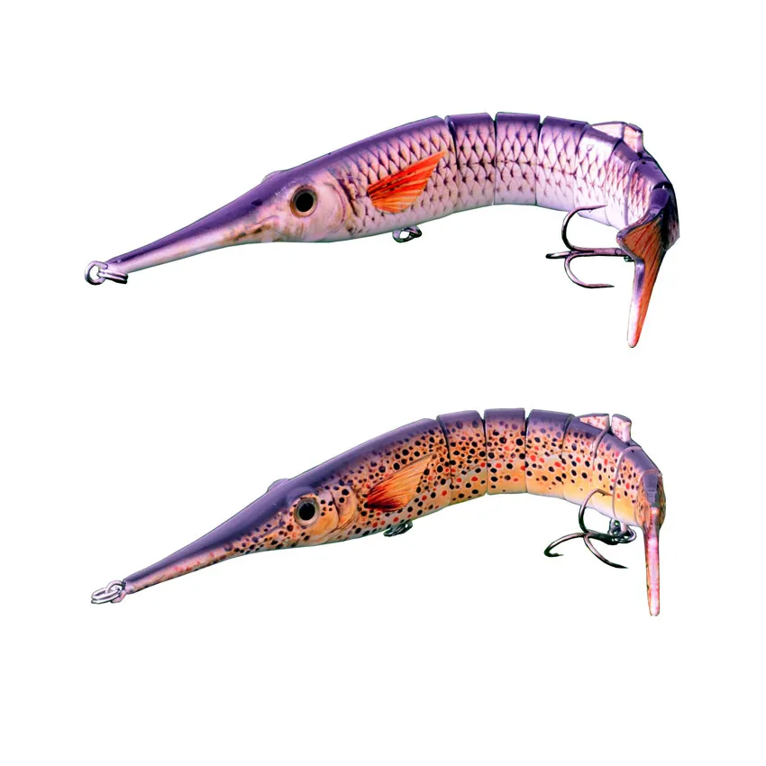 9,57 дюйма/24,3 см рыболовная приманка длинная губа приманки 8 секций Swimbait Crankbait Pesca Vivid Ballyhoo рыболовная приманка с двумя крючками
9,57 дюйма/24,3 см рыболовная приманка длинная губа приманки 8 секций Swimbait Crankbait Pesca Vivid Ballyhoo рыболовная приманка с двумя крючками