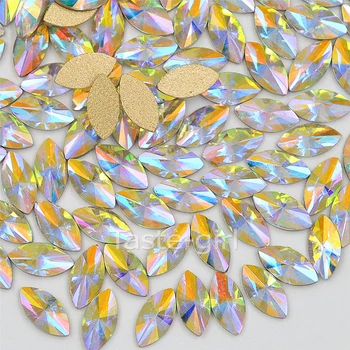 100PCS flat back white AB Glitter rhinestones 3D Nail Decoration Manicure nails jewelry accessoires tools Marquise shape
100PCS flat back white AB Glitter rhinestones 3D Nail Decoration Manicure nails jewelry accessoires tools Marquise shape