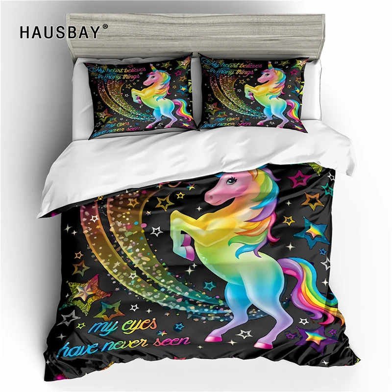 Dropshipping Unicorn Bedding Set Star Cartoon Duvet Cover Pillow Cases Twin Full Queen King Size Kids Bedclothes Bed Cover BS001
Dropshipping Unicorn Bedding Set Star Cartoon Duvet Cover Pillow Cases Twin Full Queen King Size Kids Bedclothes Bed Cover BS001