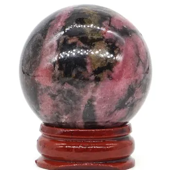 Natural Pink Black Rhodonite Ball Mineral Quartz Sphere Hand Massage Crystal Ball Healing Feng Shui Home Decor Accessory 40mm
Natural Pink Black Rhodonite Ball Mineral Quartz Sphere Hand Massage Crystal Ball Healing Feng Shui Home Decor Accessory 40mm