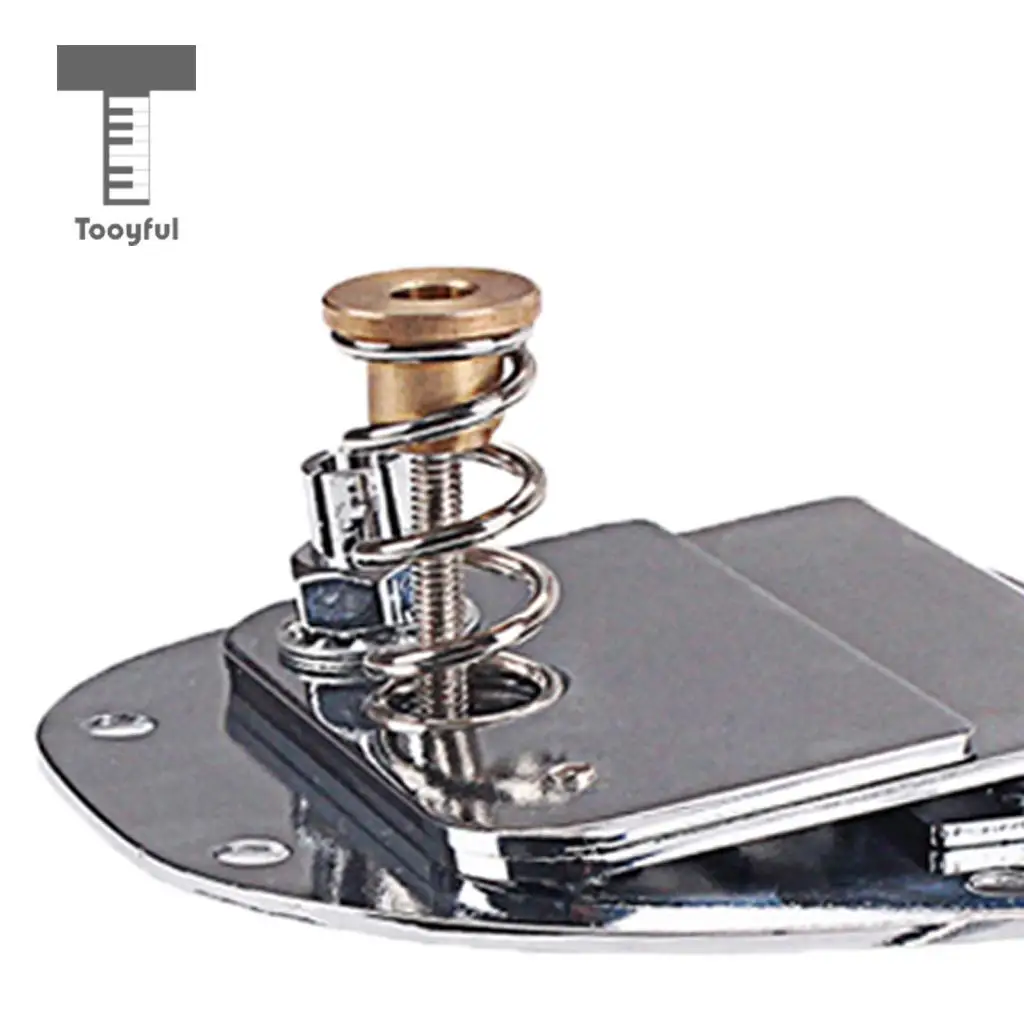 Tooyful 1 Set Guitar Tremolo Bridge Tailpiece with Whammy Bar Screws for Mustang/Jazzmaster Guitar Parts