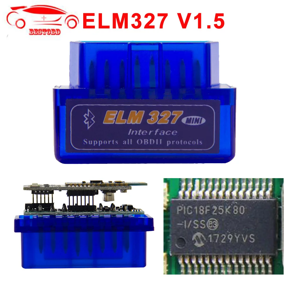 (30pcs/lot) OBD2 ELM327 v1.5 PIC18F25K80 Chip Gasoline Car Scanner Bluetooth OBDII Code Reader CAN for Android Torque Windows
(30pcs/lot) OBD2 ELM327 v1.5 PIC18F25K80 Chip Gasoline Car Scanner Bluetooth OBDII Code Reader CAN for Android Torque Windows