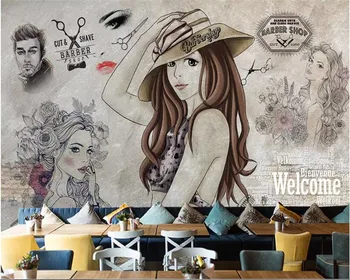 beibehang papel de parede 3d Fashion hand drawn beauty barber shop tooling photo wallpaper background 3d wallpaper on the wall
beibehang papel de parede 3d Fashion hand drawn beauty barber shop tooling photo wallpaper background 3d wallpaper on the wall