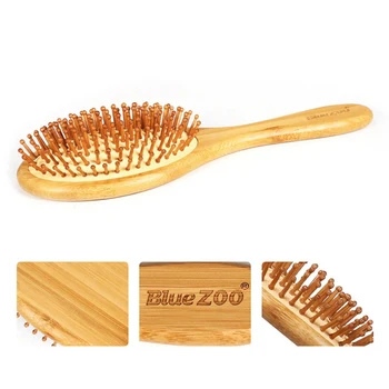 

Cushion Hair Brush Bamboo Airbag Tangle Comb Detangle Anti-frizz Hairbush Massage Head Scalp Relax Promote Blood Circulation