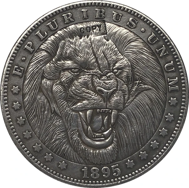 Hobo Nickel 1895 O копия монеты доллара США Моргана тип 106|Безвалютные монеты| |