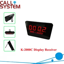 Wireless Call System Receiver Desktop style K-2000C show 3 groups number one time
Wireless Call System Receiver Desktop style K-2000C show 3 groups number one time