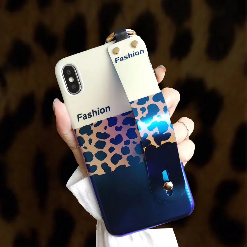 Women's Leopard Wristband case for iphone x xs xr xs max Blu-ray Leopard Silicone Soft for iphone 7 8 plus All Inclusive cover
Women's Leopard Wristband case for iphone x xs xr xs max Blu-ray Leopard Silicone Soft for iphone 7 8 plus All Inclusive cover