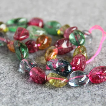 12-16mm Irregular Multicolor crystal Tourmaline Loose beads Manual DIY Accessories Jewelry making design wholesale 15'' 2pcs
12-16mm Irregular Multicolor crystal Tourmaline Loose beads Manual DIY Accessories Jewelry making design wholesale 15'' 2pcs