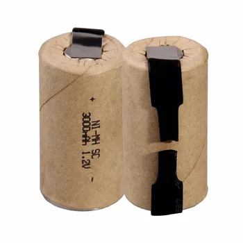 2 pcs SC 3000mah 1.2v battery NIMH rechargeable batteries for electric screwdriver electric drill 4.25cm*2.2cm for power tools
2 pcs SC 3000mah 1.2v battery NIMH rechargeable batteries for electric screwdriver electric drill 4.25cm*2.2cm for power tools