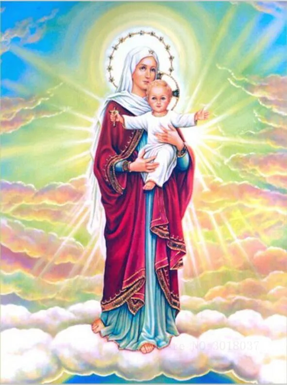 Diamond Mosaic Diy Diamond Embroidery Hold The Child's Saint Diamond Painting Cross Stitch Floral Rhinestone Decoration Stickers
Diamond Mosaic Diy Diamond Embroidery Hold The Child's Saint Diamond Painting Cross Stitch Floral Rhinestone Decoration Stickers