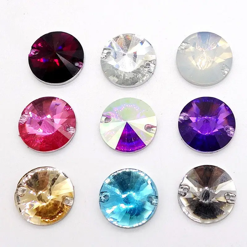 Wholesale 50pcs Sew On Resin Rhinestones Round Rivoli Buttons beads DIY 14mm
Wholesale 50pcs Sew On Resin Rhinestones Round Rivoli Buttons beads DIY 14mm