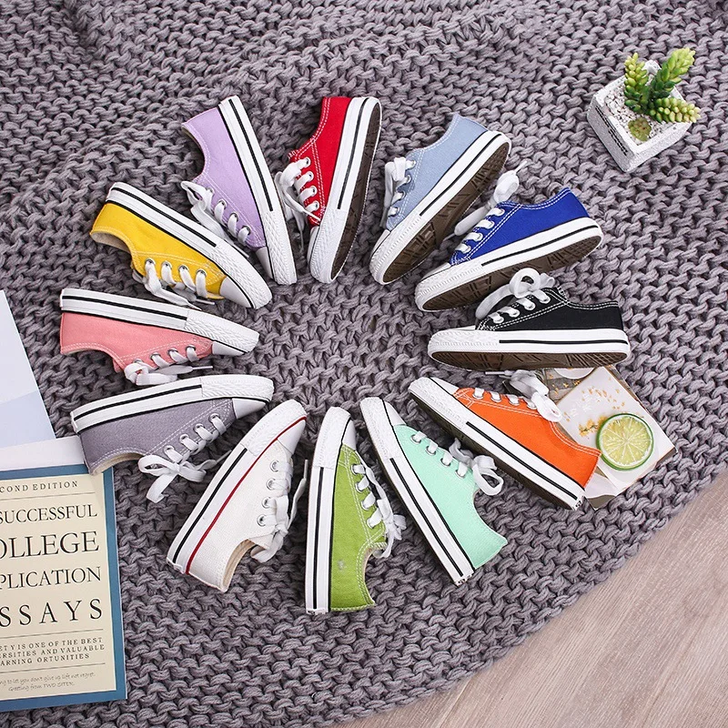 Toddler Girl Sneakers Boy Shoes Kids Jelly Color Canvas Shoes Casual Lace Up Classic Flats Children Shoes for Student C07182
Toddler Girl Sneakers Boy Shoes Kids Jelly Color Canvas Shoes Casual Lace Up Classic Flats Children Shoes for Student C07182