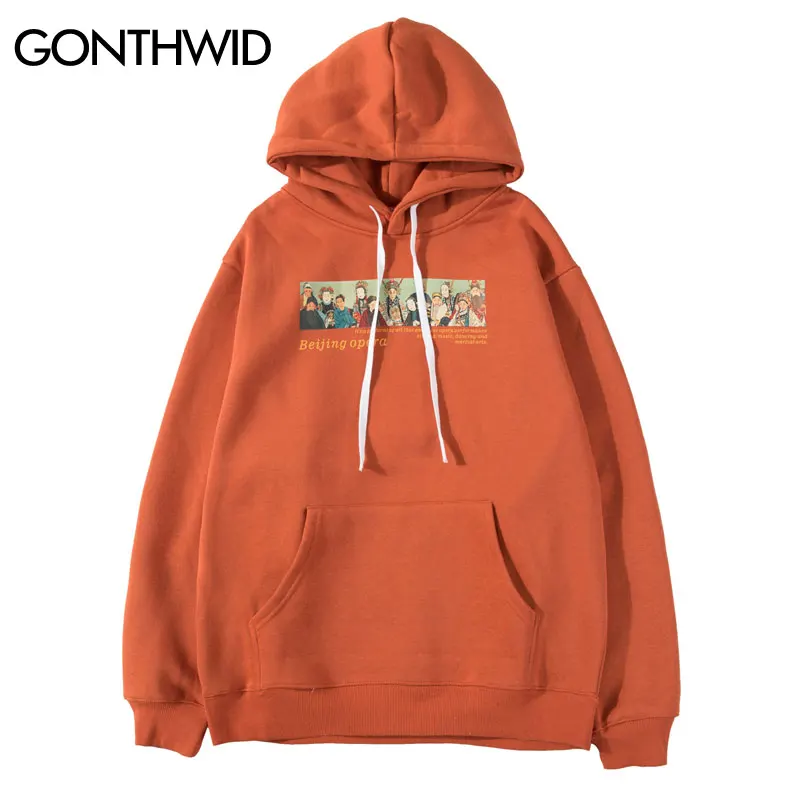 GONTHWID Chinese Peking Opera Print Fleece Hoodies Hip Hop Streetwear Fashion Casual Pullover Hooded Sweatshirts Harajuku Tops
GONTHWID Chinese Peking Opera Print Fleece Hoodies Hip Hop Streetwear Fashion Casual Pullover Hooded Sweatshirts Harajuku Tops