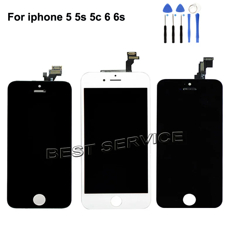 Grade AAA No Dead Pixel For iPhone 6 5 5S 5C 6s LCD Display With Touch Screen Digitizer Assembly Black White
Grade AAA No Dead Pixel For iPhone 6 5 5S 5C 6s LCD Display With Touch Screen Digitizer Assembly Black White