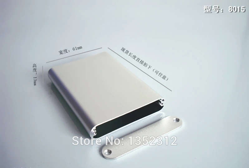 6 pcs/lot 61*13*85mm Aluminum Box Enclousure Case Project electronic for PCB DIY slivery Aluminum shell Aluminum power box
6 pcs/lot 61*13*85mm Aluminum Box Enclousure Case Project electronic for PCB DIY slivery Aluminum shell Aluminum power box
