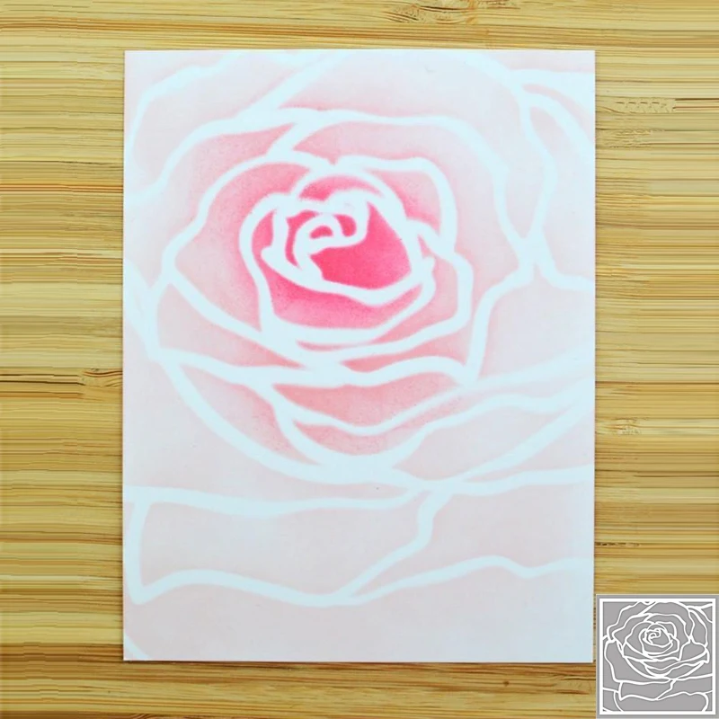 Blooming Rose Stencil for DIY Scrapbooking New 2019 DIY Paper Cards Making Craft Fun Plastic Templates Decoration Embellishment
Blooming Rose Stencil for DIY Scrapbooking New 2019 DIY Paper Cards Making Craft Fun Plastic Templates Decoration Embellishment