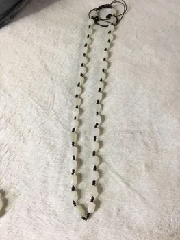 Xinjiang and tian jade hand-made 18 luohan handmade necklace men and women exquisite gifts.
Xinjiang and tian jade hand-made 18 luohan handmade necklace men and women exquisite gifts.