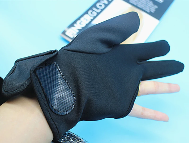 Hairdressing Three fingers anti-hot glove For Flat Iron Heat Resistant Hair Straightening Curling Glove Styling Household Gloves3