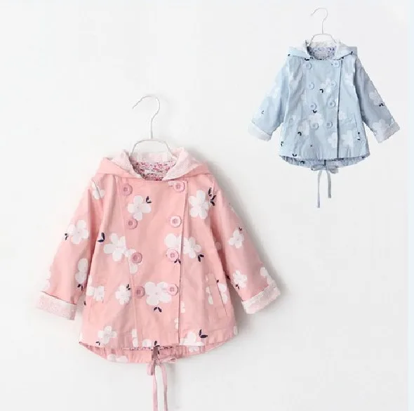 Baby Girls Jacket Kids Spring Autumn Outerwear Trench Infant Coat Floral Print Clothes Girls Hoody Children Clothing
Baby Girls Jacket Kids Spring Autumn Outerwear Trench Infant Coat Floral Print Clothes Girls Hoody Children Clothing