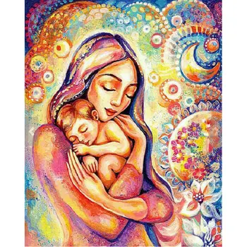Handmade diy diamond painting Mom and baby portrait 5d diamond embroidery full square rhinestone cross stitch mosaic puzzle
Handmade diy diamond painting Mom and baby portrait 5d diamond embroidery full square rhinestone cross stitch mosaic puzzle