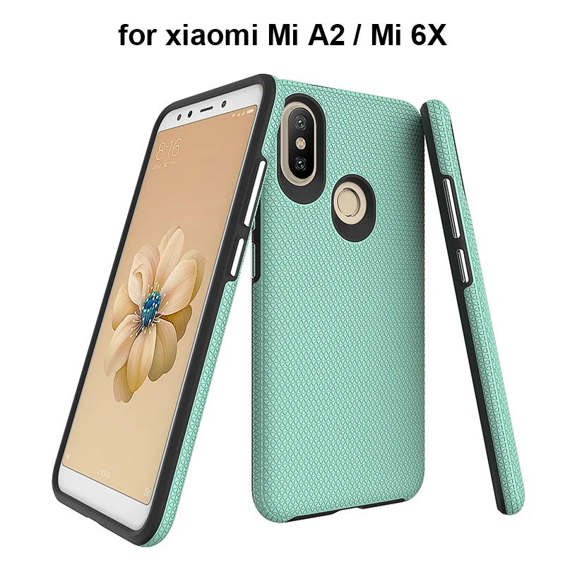 Dual Layer Hard PC Soft TPU Bumper Shockproof Cases for xiaomi Mi A2 6X Triangle Patterned Phone Accessories Cover Rugged Armor
Dual Layer Hard PC Soft TPU Bumper Shockproof Cases for xiaomi Mi A2 6X Triangle Patterned Phone Accessories Cover Rugged Armor