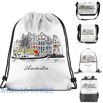 Funny graphic print shoulder Bags women Amsterdam (2) Single shoulder backpack travel for men Gym Bag
Funny graphic print shoulder Bags women Amsterdam (2) Single shoulder backpack travel for men Gym Bag