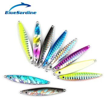 BlueSardine 10PCS Metal Jig Fishing Lures Hard Bait Jigging Lure Pesca 14G 6CM
BlueSardine 10PCS Metal Jig Fishing Lures Hard Bait Jigging Lure Pesca 14G 6CM
