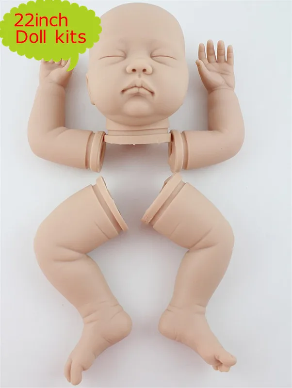 Handmade Sleeping Silicone Vinyl Reborn Doll Kit DIY 22inch Reborn Baby Doll Good Quality Doll Accessories Baby DIY RebornToys
Handmade Sleeping Silicone Vinyl Reborn Doll Kit DIY 22inch Reborn Baby Doll Good Quality Doll Accessories Baby DIY RebornToys