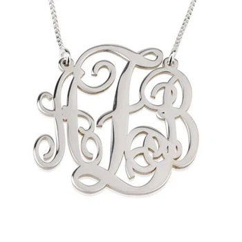 Bibelot necklace 925 sterling silver pendant can use the 3 letters that oneself wants to combine individual style
Bibelot necklace 925 sterling silver pendant can use the 3 letters that oneself wants to combine individual style
