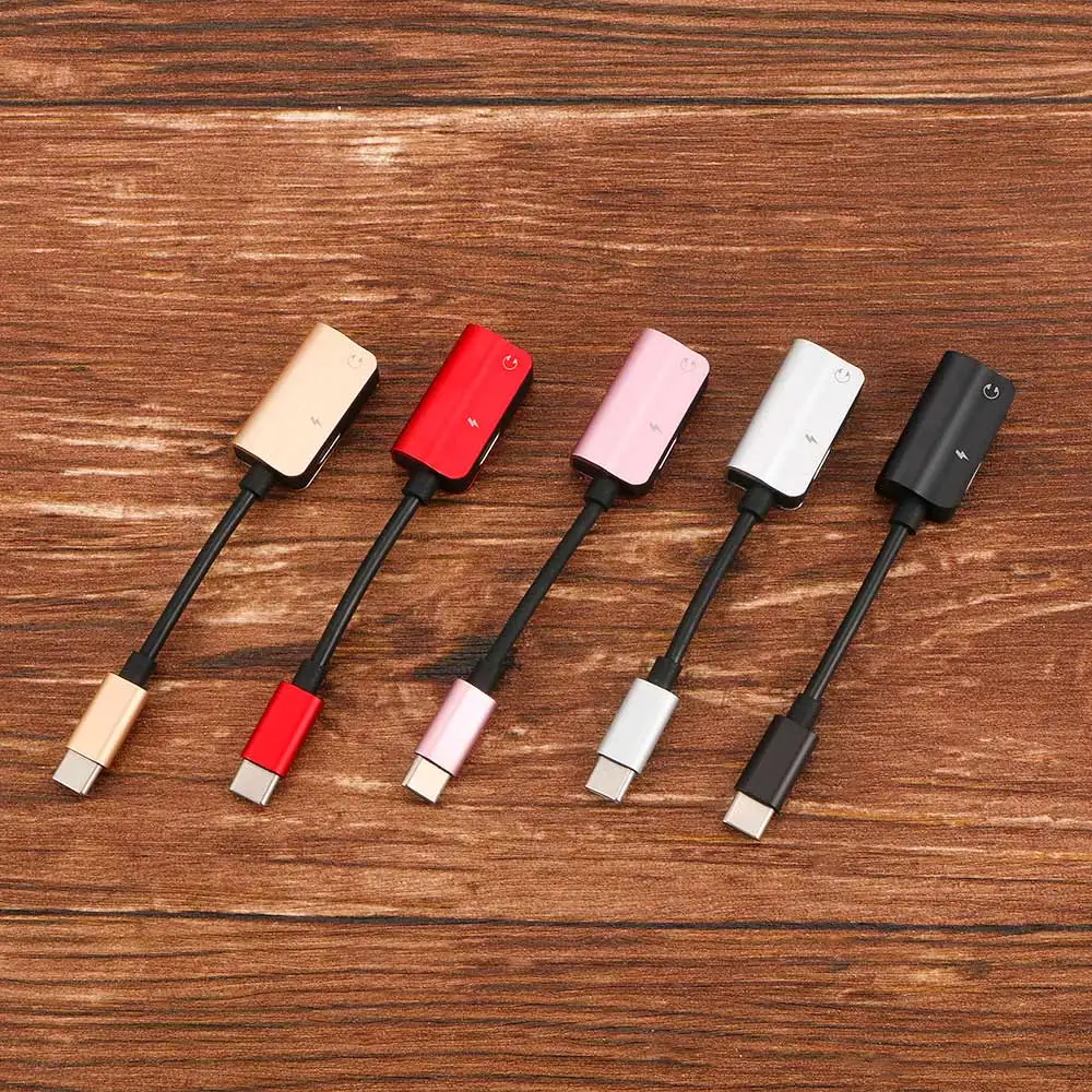New Arrival Type-C 2-in-1 Earphone Extension Cable Type-C To 3.5mm Audio Adapter Cable For Type-C Mobile Phone
New Arrival Type-C 2-in-1 Earphone Extension Cable Type-C To 3.5mm Audio Adapter Cable For Type-C Mobile Phone