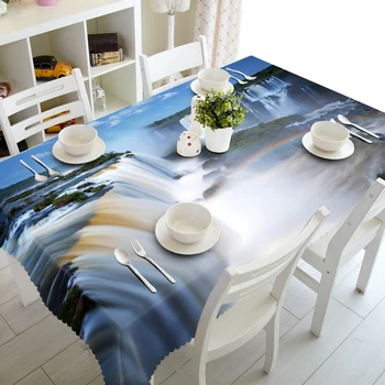 3D Tablecloth Mountain waterfall Pattern Polyester Dustproof Table cloth Christmas Dinner Decoration Table Cover
3D Tablecloth Mountain waterfall Pattern Polyester Dustproof Table cloth Christmas Dinner Decoration Table Cover
