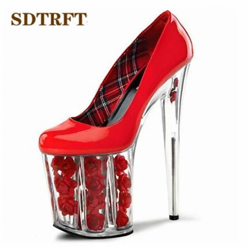 SDTRFT nightclub shoes woman spring/autumn Round Toe 20cm high heels platform wedding/bride zapatos mujer pumps,Big 35-45 46
SDTRFT nightclub shoes woman spring/autumn Round Toe 20cm high heels platform wedding/bride zapatos mujer pumps,Big 35-45 46