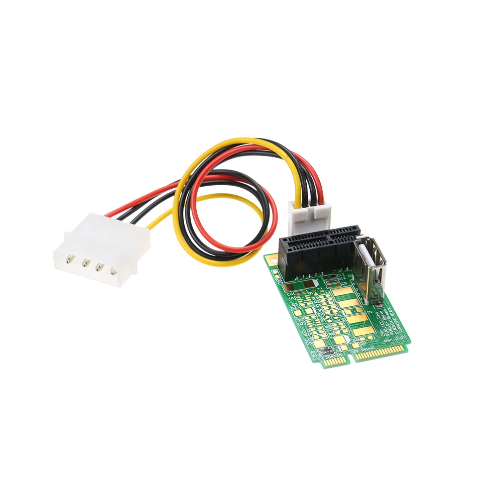 Mini PCIe to PCI for Express 4x 8x 16x Slot Riser Card Adapter Converter with 4 PIN Power Cable For Production Test
Mini PCIe to PCI for Express 4x 8x 16x Slot Riser Card Adapter Converter with 4 PIN Power Cable For Production Test
